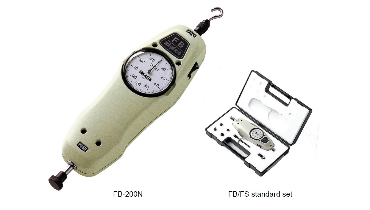 スーパーセール 虹のショップイエローイマダ IMADA メカニカルフォースゲージ シンプルタイプ FB-200N