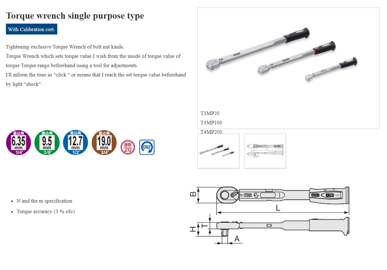 Ichiban Precision Sdn Bhd - Tone - Tone Ratchet Digitorqon, Preset type ...