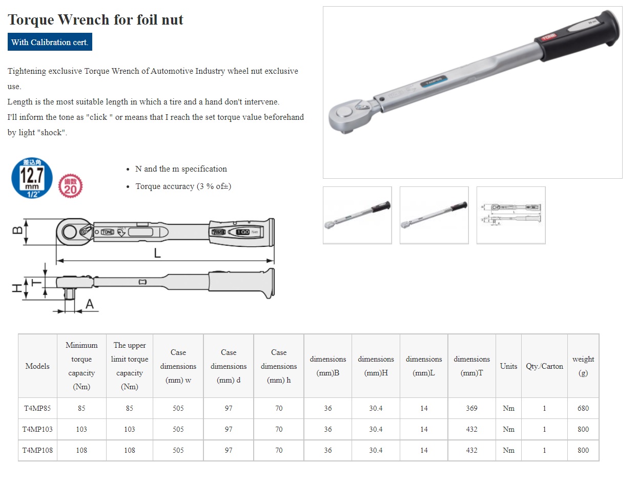 Ichiban Precision Sdn Bhd - Tone - Tone Ratchet Digitorqon, Preset type ...